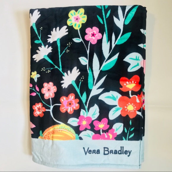 vera bradley bath towels